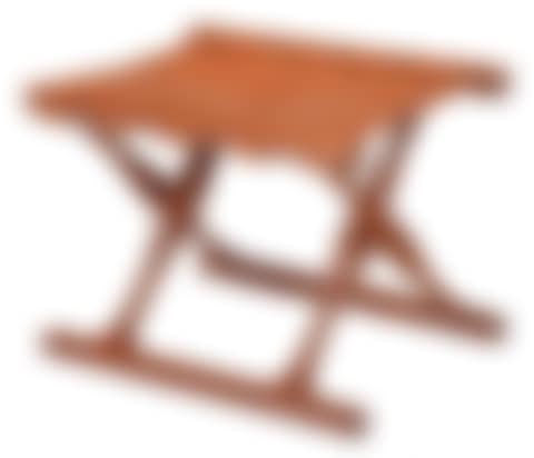 Mid Century Wood Leather Folding Chair (preview)