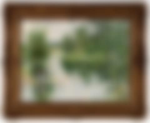 Impressionist Landscape with Swimmers (preview)