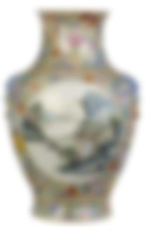Large Chinese Famille Rose Vase (preview)