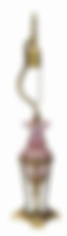 "Oriental Poppy" Glass Lamp (preview)