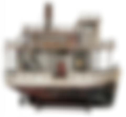 Folk Art Paint-Decorated Model Boat (preview)
