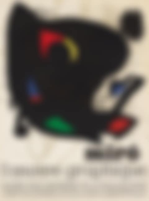 Joan MIRÓ Ensemble de 5 affiches (preview)