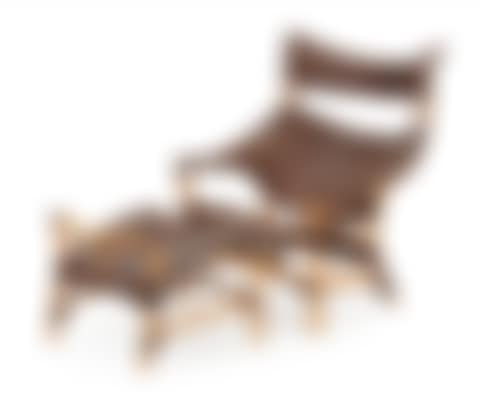 Armchair with stool (preview)