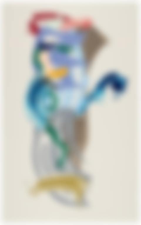 Blue Face , from the Brushstroke Figures series (preview)