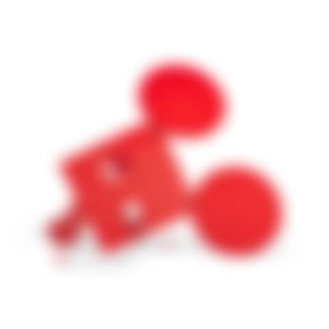 Geometric Mouse, Scale B (Red) (preview)