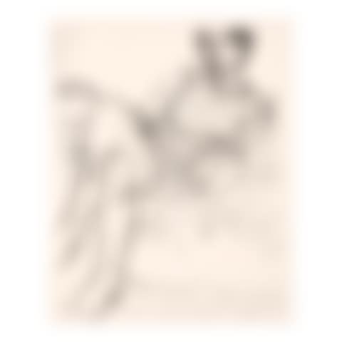 Seated Woman in Striped Dress, from Seated Woman Series (Liguori 171) (preview)