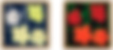 Two works: (i) Andy Warhol, "Flowers"; Andy Warhol, "Flowers" (preview)