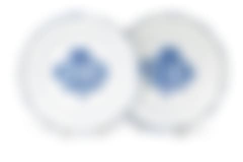 Pair of faience armorial plates (preview)