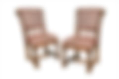 A pair of Puginesque oak side chairs (preview)