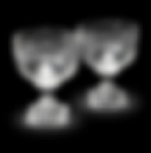 Two Sunderland Bridge glass rummers (preview)