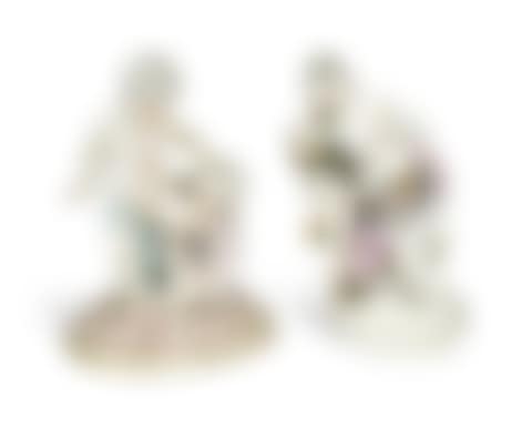 A Meissen model of two children playing (preview)