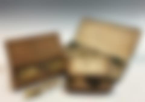 A fruitwood cased coin scale (preview)