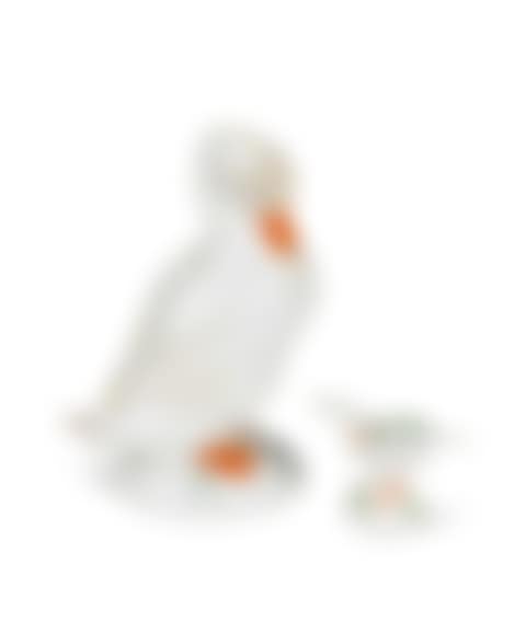 A Meissen model of a duck; a Meissen model of a dove with an olive branch (preview)