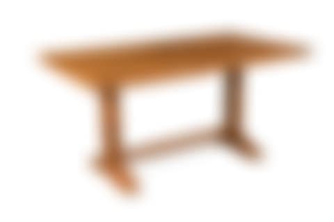 A Heal"s golden oak refectory dining table (preview)