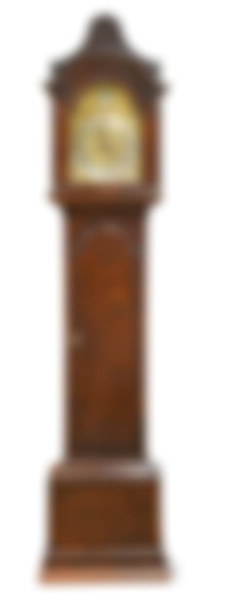 A figured walnut longcase clock (preview)