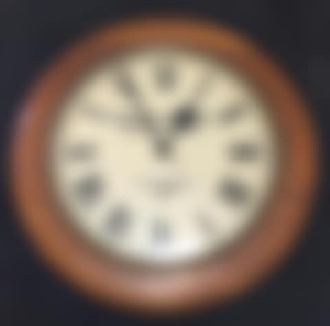 A large 19th century single fusée circular wall timepiece (preview)