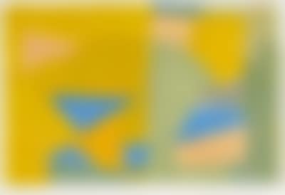 "Composition jaune, vert et bleue" (preview)
