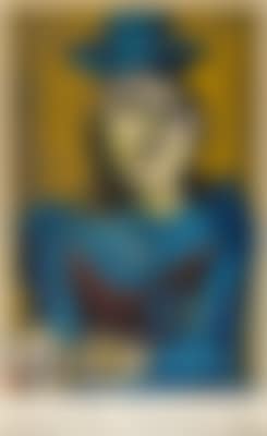 Buste de Femme au Chapeau Bleu (Dora Maar) (preview)