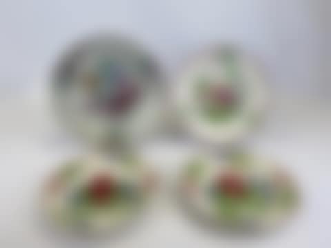 Set of two sarreguemines soup plates, saint clement plate, dish (preview)