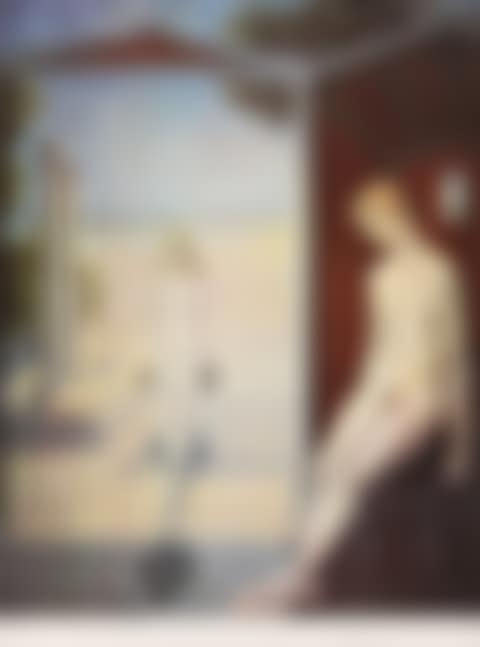 Naked women seated on Corinthian columns (preview)