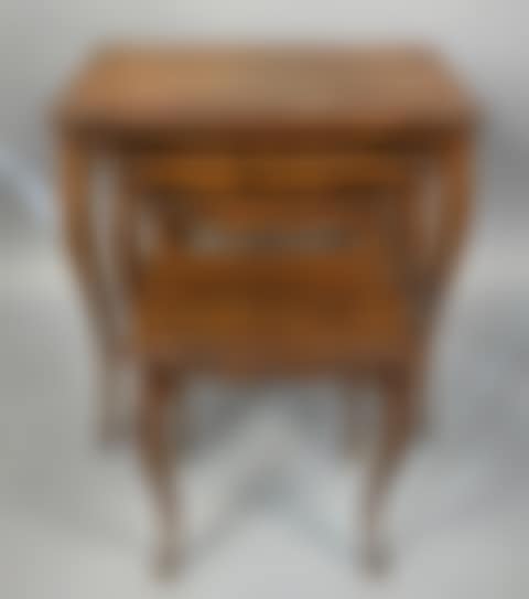 Set of four oak nesting tables (preview)