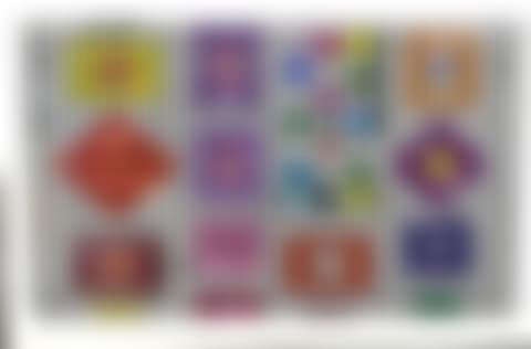 Colored squares, diamonds and rectangles Espace X (preview)