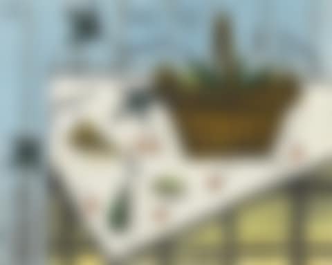 Nature morte au panier fond bleu (preview)