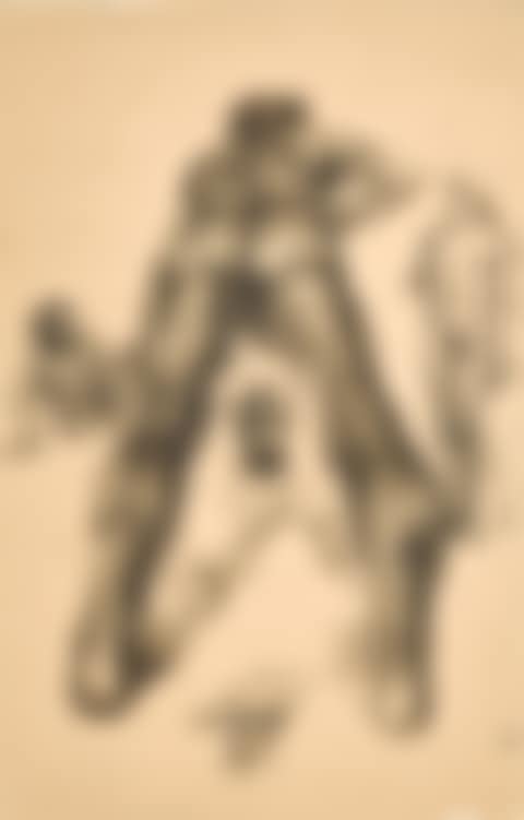 Study for Bathers and Standing Nude with Cape [two works] i) (preview)