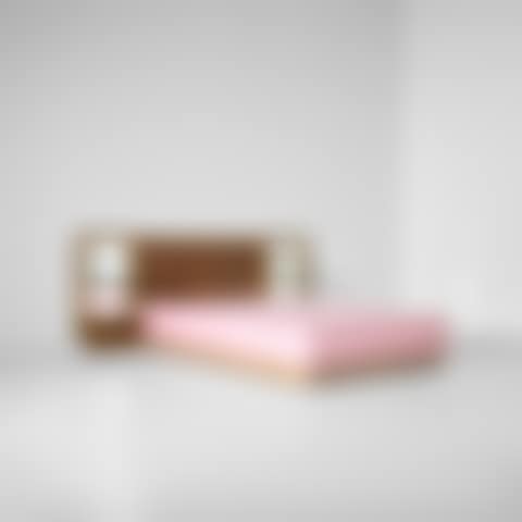 Bed with integrated bedside tables (preview)