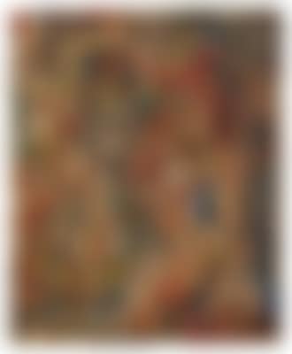 Toile rousse avec couple (preview)
