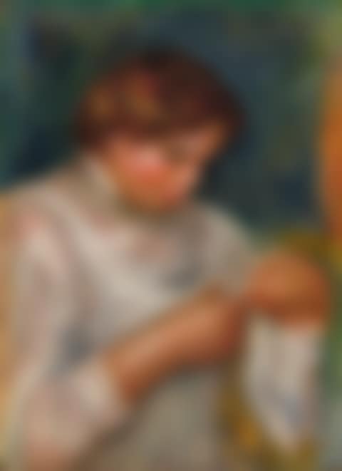 Jeune femme cousant (preview)