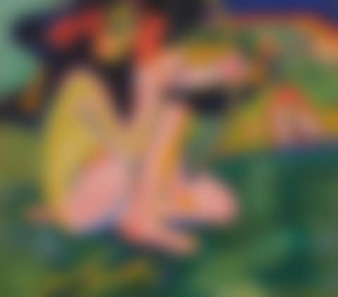 Fränzi mit Pfeilbogen (Fränzi with Bow and Arrow) (preview)