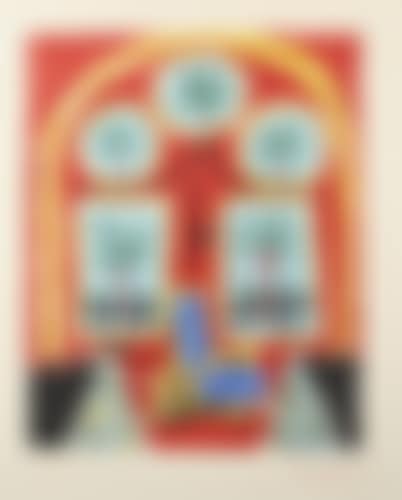 Interiour Rouge avec un Transatlantique bleu (preview)
