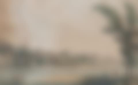 “Walkers in front of a palace” (preview)