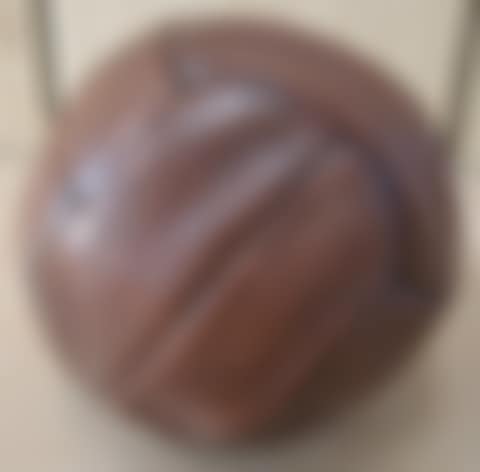 Brown leather soccer ball (preview)
