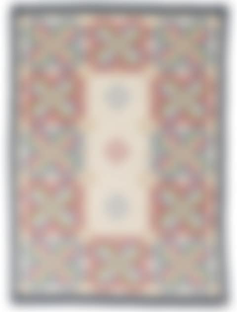 Handwoven wool carpet in “rölakan” flatweave technique (preview)