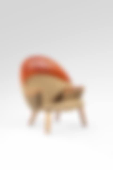Upholstered Peacock easy armchair, JH 521 model (preview)