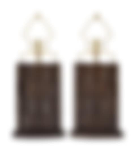 A Pair of R&Y Augousti Ostrich Leather Table Lamps (preview)