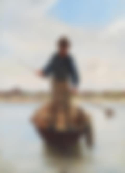 A fisherman fishing for eel off Hornbæk (preview)
