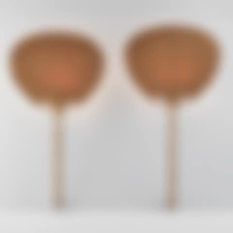 Pair of "Uchiwa I" wall-mounted floor lamps (preview)