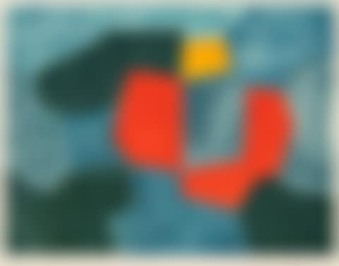 Composition green, blue, red and yellow (preview)