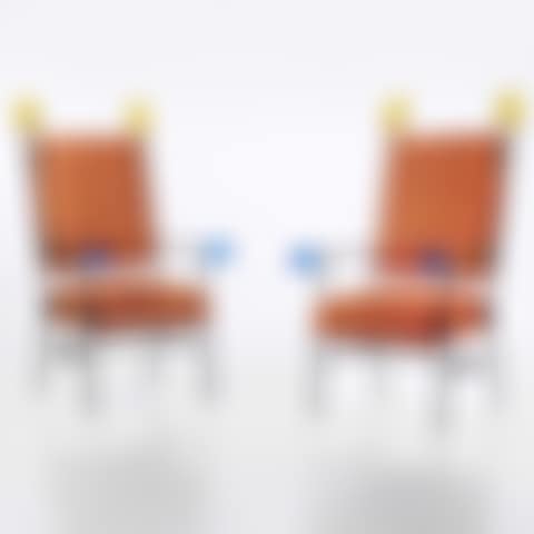 Pair of "Thrown" Armchairs (preview)