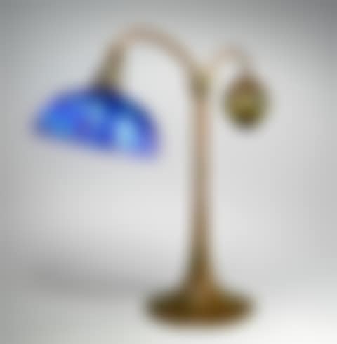 A Rare Damascene Counter-Balance Table Lamp (preview)