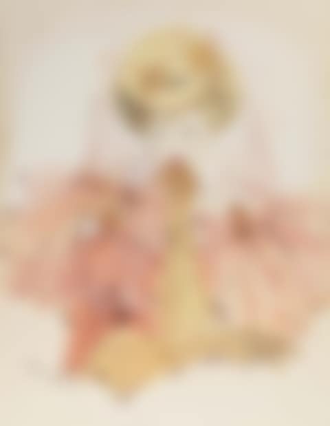 Femme au Chapeau et Robe Rose (preview)