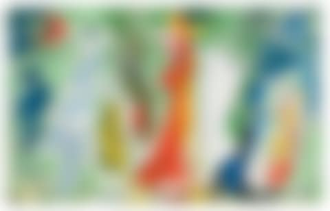 Figuren in Rot, Blau, Weiß und Gelb (preview)