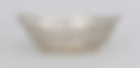 A pierced 835 silver bon bon dish with beaded border (preview)