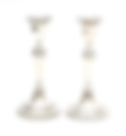 A pair of Dutch silver candlesticks (preview)