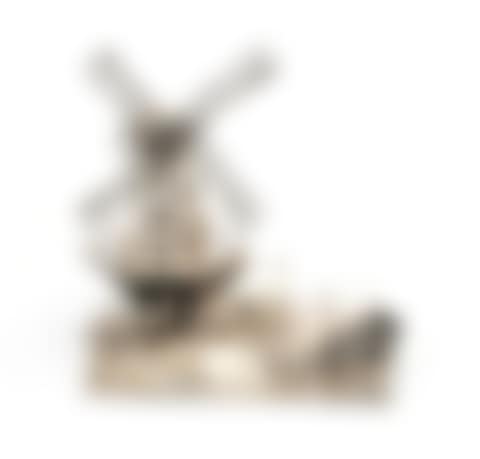 A Dutch silver mill; A Dutch miniature silver mill (preview)