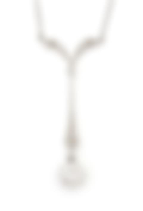 A 14 carat white gold and diamand Belle Epoque necklace (preview)