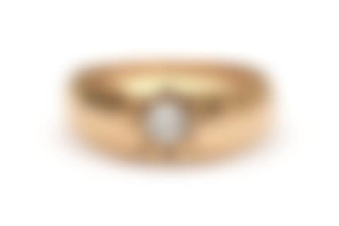 An 18 carat yellow gold diamond "gypsy" ring (preview)